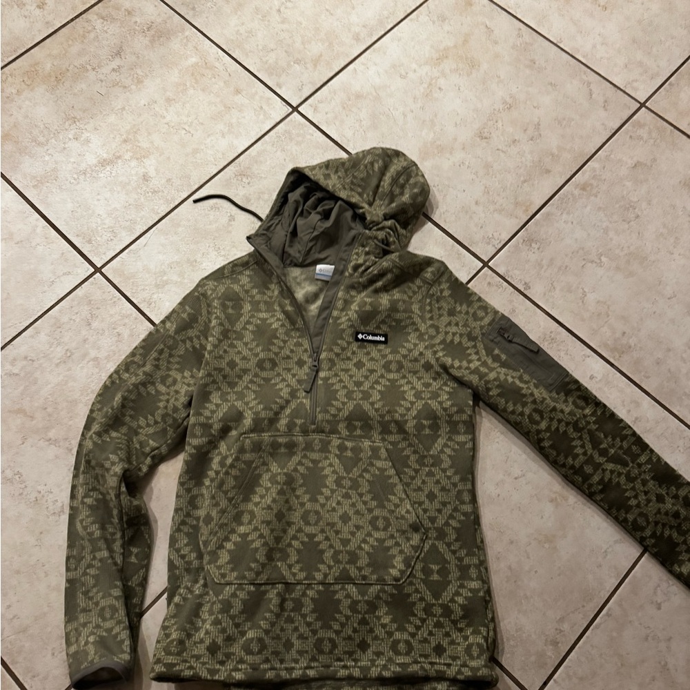 Columbia Olive Camouflage Hoodie